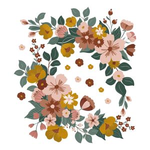 Lilipinso Grand sticker les bouquets en vinyle mat multicolore