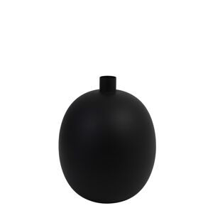 Light & Living Vase noir metal ø26cm