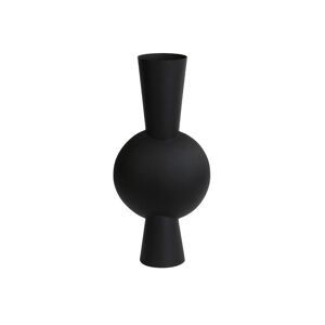 Light & Living Vase metal noir 26x19x54cm