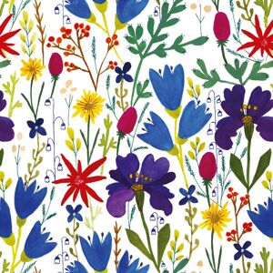 Le papiers de Ninon Panneau decoratif motif floral Multicolore 192x270cm