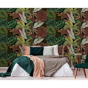 Le papiers de Ninon Panneau decoratif motif floral Multicolore 192x270cm