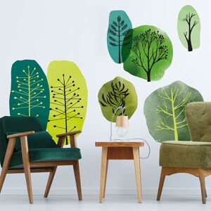 Ambiance Sticker Papier Peint nature arbres 130x120cm