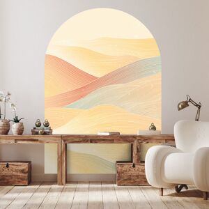 Ambiance Sticker Papier Peint arche coucher de soleil desertique 170x120cm