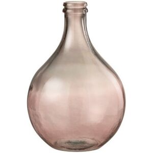 LANADECO Vase verre saumon H43cm