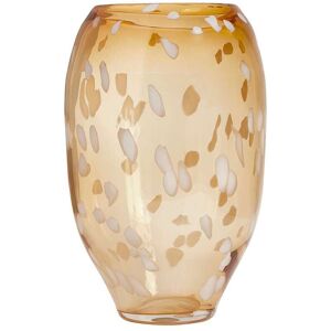 OYOY Living Design Vase orange en verre Ø21,5xH35cm