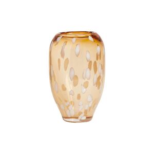 OYOY Living Design Vase orange en verre Ø14xH23cm