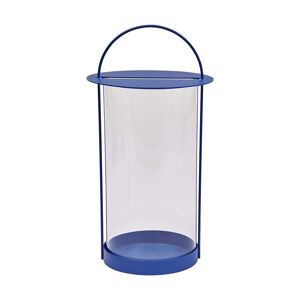 OYOY Living Design Lanterne bleu en metal et en verre Ø25xH48cm