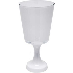 Sia Deco Vase a pied en verre H52