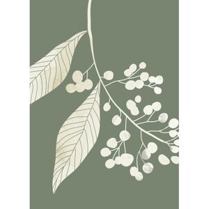 Ceanothe Tableau sur verre synthetique muguet 80x120 cm