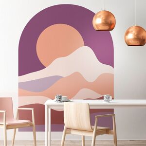 Ambiance Sticker Papier Peint arche au crepuscule feerique 80x60cm