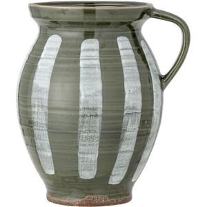 Bloomingville Vase en gres ceramique H26 vert