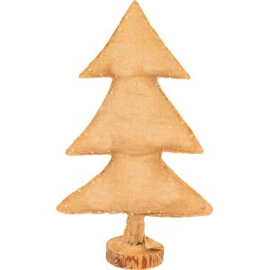 MX HOME Sapin de noel lumineux en toile de jute 70cm