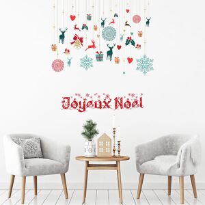 Ambiance Sticker Sticker Noel decoration joyeux noel 100 x 110 cm