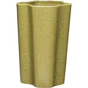 Hübsch Vase en ceramique vert H30