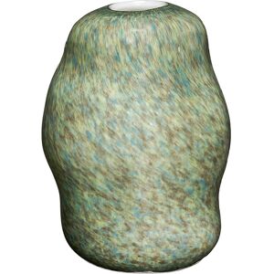 Hübsch Vase en verre vert H29