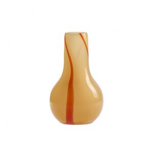 Kodanska Vase en verre beige H15xD8cm