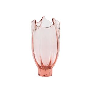 Kodanska Vase en verre rose H35xD17cm