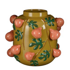 Mica Decorations Vase en ceramique ocre H33,5