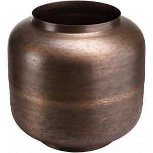 MACABANE Vase largeur 39cm hauteur 38cm acier couleur bronze cuivre