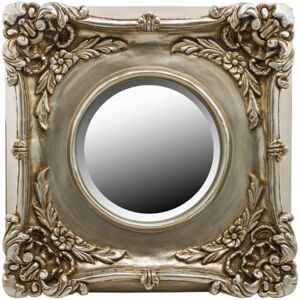 Sia Deco Miroir decoratif en polyurethane dore 47x47