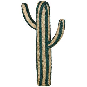 Maisons du Monde Statuette cactus bicolore rayée verte H120