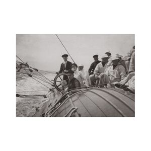 Kelepoq Photo ancienne noir et blanc bateau n°30 alu 40x60cm