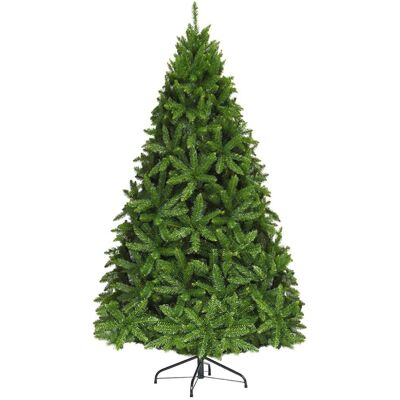 Giantex Sapin de noël artificiel 1250 branches ignifuge vert 110x180cm - Publicité Giantex Sapin de noël artificiel 1250 branches ignifuge vert 110x180cm - Publicité