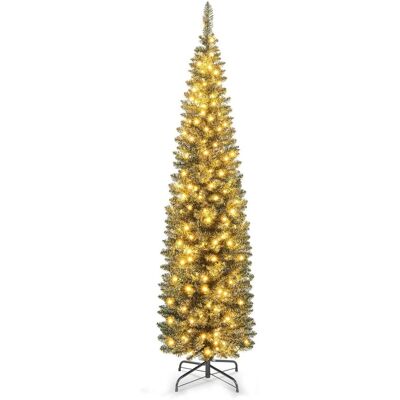 Giantex Sapin de noël artificiel 390 branches 38 x 38 x 180 cm vert - Publicité Giantex Sapin de noël artificiel 390 branches 38 x 38 x 180 cm vert - Publicité