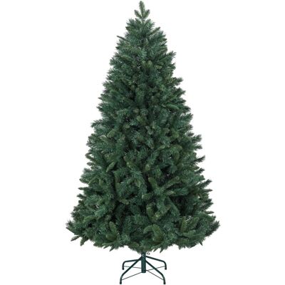 Homcom Sapin de noël artificiel h.180 cm 1061 branches vert - Publicité Homcom Sapin de noël artificiel h.180 cm 1061 branches vert - Publicité