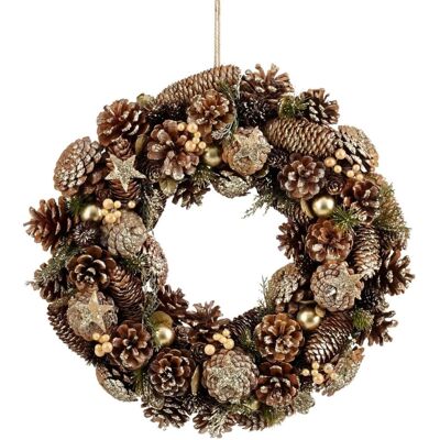 Mica Decorations Couronne vert écume h9xl45xl45cm - Publicité Mica Decorations Couronne vert écume h9xl45xl45cm - Publicité