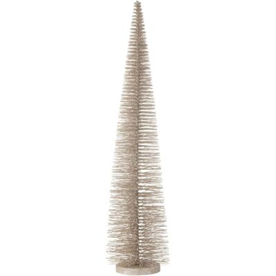 J-line Sapin de noël artificiel en plastique gris 15x15x61 cm - Publicité J-line Sapin de noël artificiel en plastique gris 15x15x61 cm - Publicité
