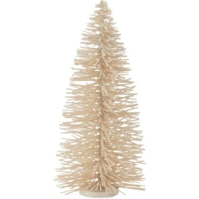 J-line Sapin de noël en bois blanc 20x20x48 cm - Publicité J-line Sapin de noël en bois blanc 20x20x48 cm - Publicité