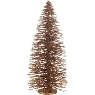 J-line Sapin de noël en bois marron 27x27x70 cm - Publicité J-line Sapin de noël en bois marron 27x27x70 cm - Publicité