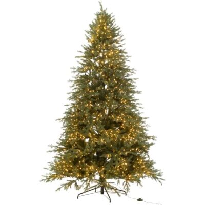 J-line Sapin de noël artificiel vert foncé avec 3000 led h.225cm - Publicité J-line Sapin de noël artificiel vert foncé avec 3000 led h.225cm - Publicité