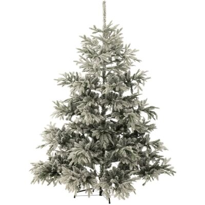 J-line Sapin de noël artificiel enneigé 420 leds en plastique vert h.240cm - Publicité J-line Sapin de noël artificiel enneigé 420 leds en plastique vert h.240cm - Publicité