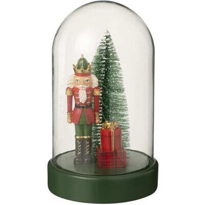 J-line Cloche décoration noël avec led en verre vert 15.5x17.5x28.5 cm - Publicité J-line Cloche décoration noël avec led en verre vert 15.5x17.5x28.5 cm - Publicité