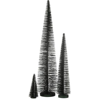 J-line Sapin de noël artificiel en plastique vert 15x15x61 cm - Publicité J-line Sapin de noël artificiel en plastique vert 15x15x61 cm - Publicité