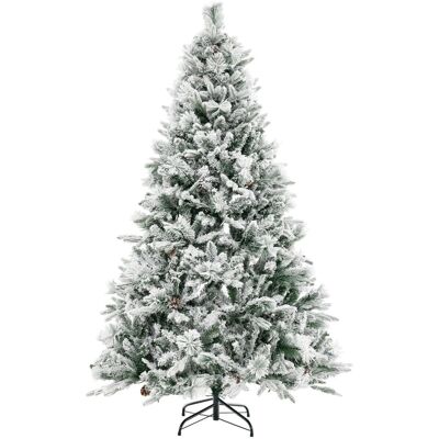 Giantex Sapin de noël artificiel avec aiguilles de pin 850 branches 180 cm - Publicité Giantex Sapin de noël artificiel avec aiguilles de pin 850 branches 180 cm - Publicité