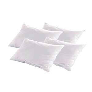 Bellecour Lot de 4 oreillers 50x70 Fibres creuses polyester Mi-ferme