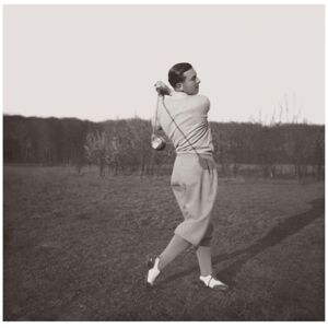 Kelepoq Photo ancienne noir et blanc golf n°67 alu 30x30cm