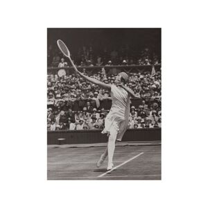 Kelepoq Photo ancienne noir et blanc tennis n°11 cadre noir 30x45cm