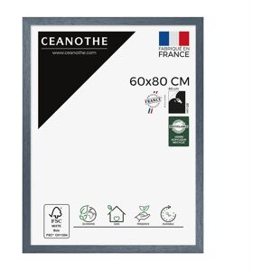 Ceanothe Cadre photo gris bleute 60x80 cm bois reconstitue fsc