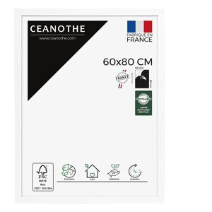 Ceanothe Cadre photo blanc 60x80 cm bois reconstitue fsc