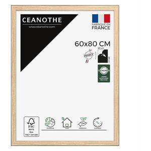 Ceanothe Cadre photo Newton bois noir 60x80 cm resine recyclee