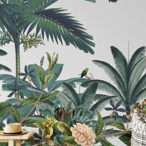 Yeda Design Papier peint panoramique jungle foret tropicale Zen Bloom 255x260cm