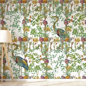 Yeda Design Papier peint motifs fleurs heron blanc 425x260cm