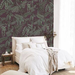 Yeda Design Papier peint motifs tropical feuillage raisin 255x260cm