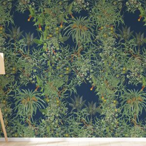 Yeda Design Papier peint motifs tropical palmier bleu 255x260cm