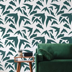 Acte Deco Papier peint panoramique birds 255 x 250 cm vert