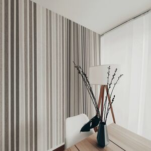 Acte Deco Papier peint panoramique colorful striped beige 255x250cm